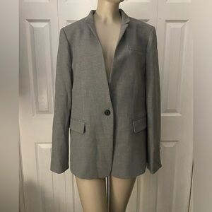 J. Crew Regent Blazer Jacket Women's Size 6, 0, 2, 4, Gray Career Blazer